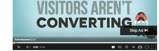 Campana video Google Ads